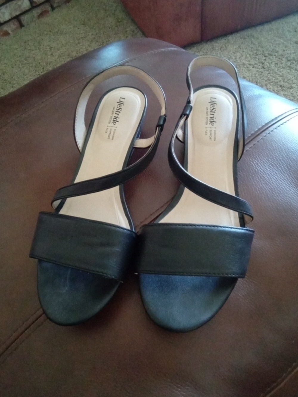 LifeStride Black Sandal